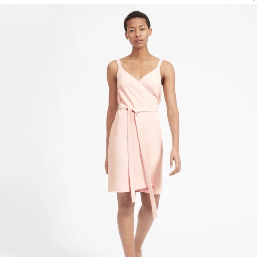 Everlane The Japanese GoWeave Tank Mini Wrap Dress size 00